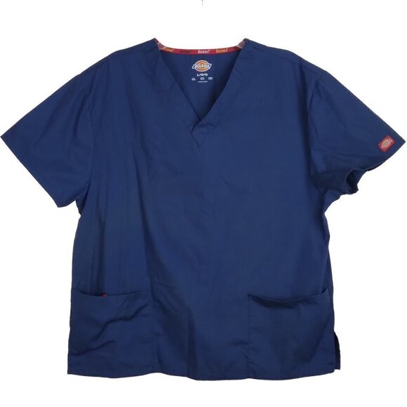 Dickies | EDS Signature Women's V-Neck Solid Scrub Top-86706 | Size L - Picture 1 of 8